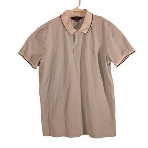 Brooks Brothers polo shirt mens XL XLarge blue original fit stretch short sleeve